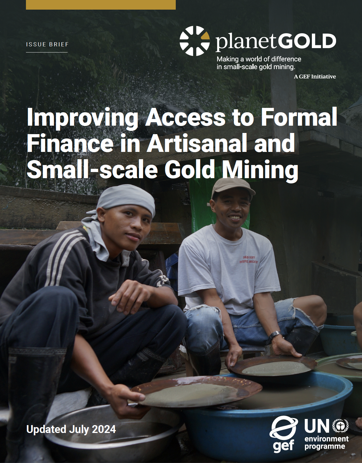 improving access to formal finance ASGM issue brief cover