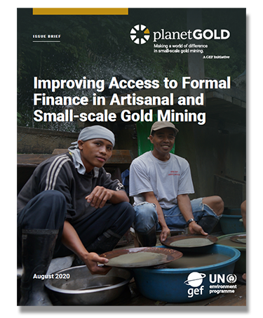 improving access to formal finance ASGM issue brief cover