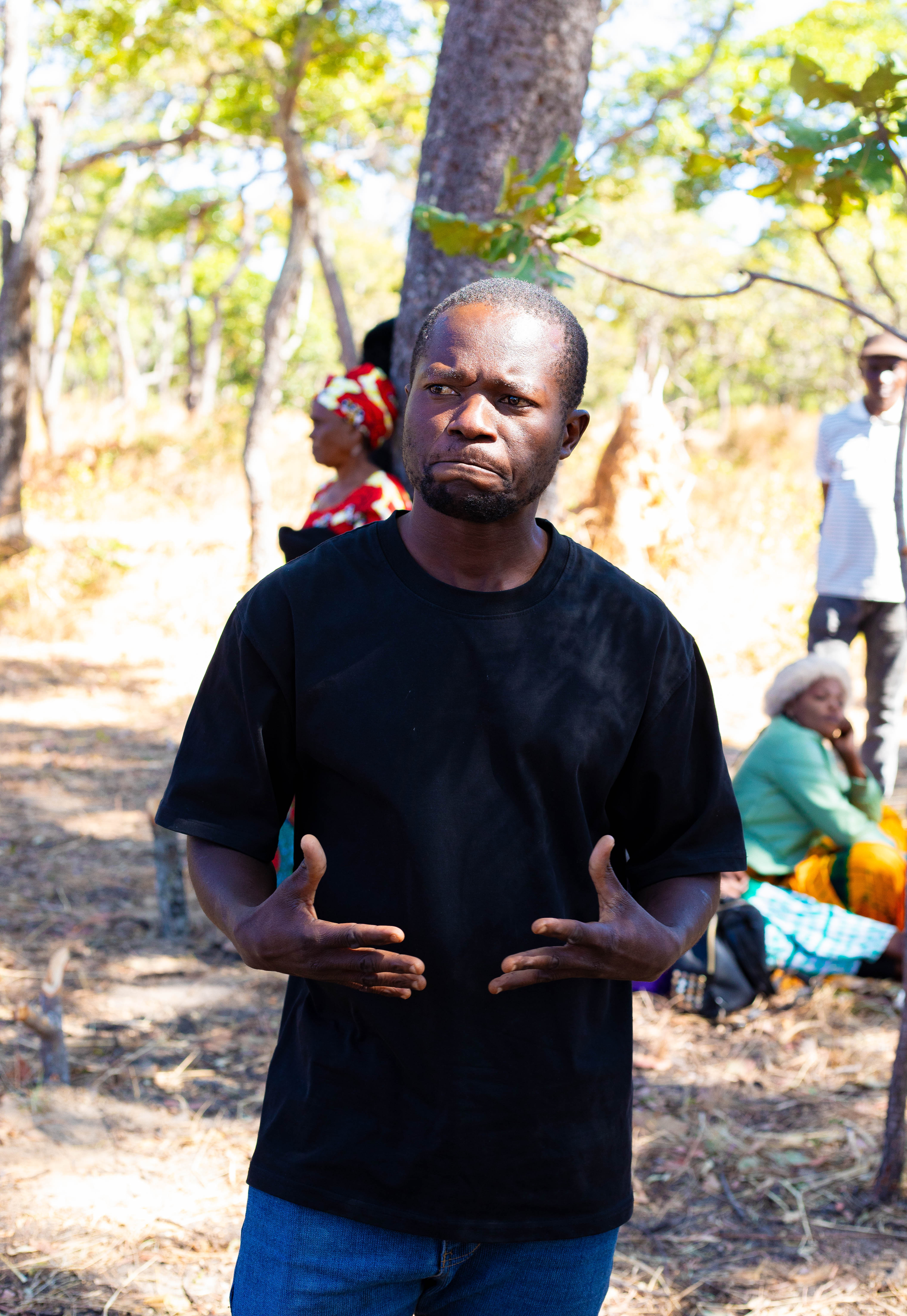 ASGM Miner Mr. Bernad Mulenga Urging the planetGOLD Zambia Project to continue teaching more technical solutions