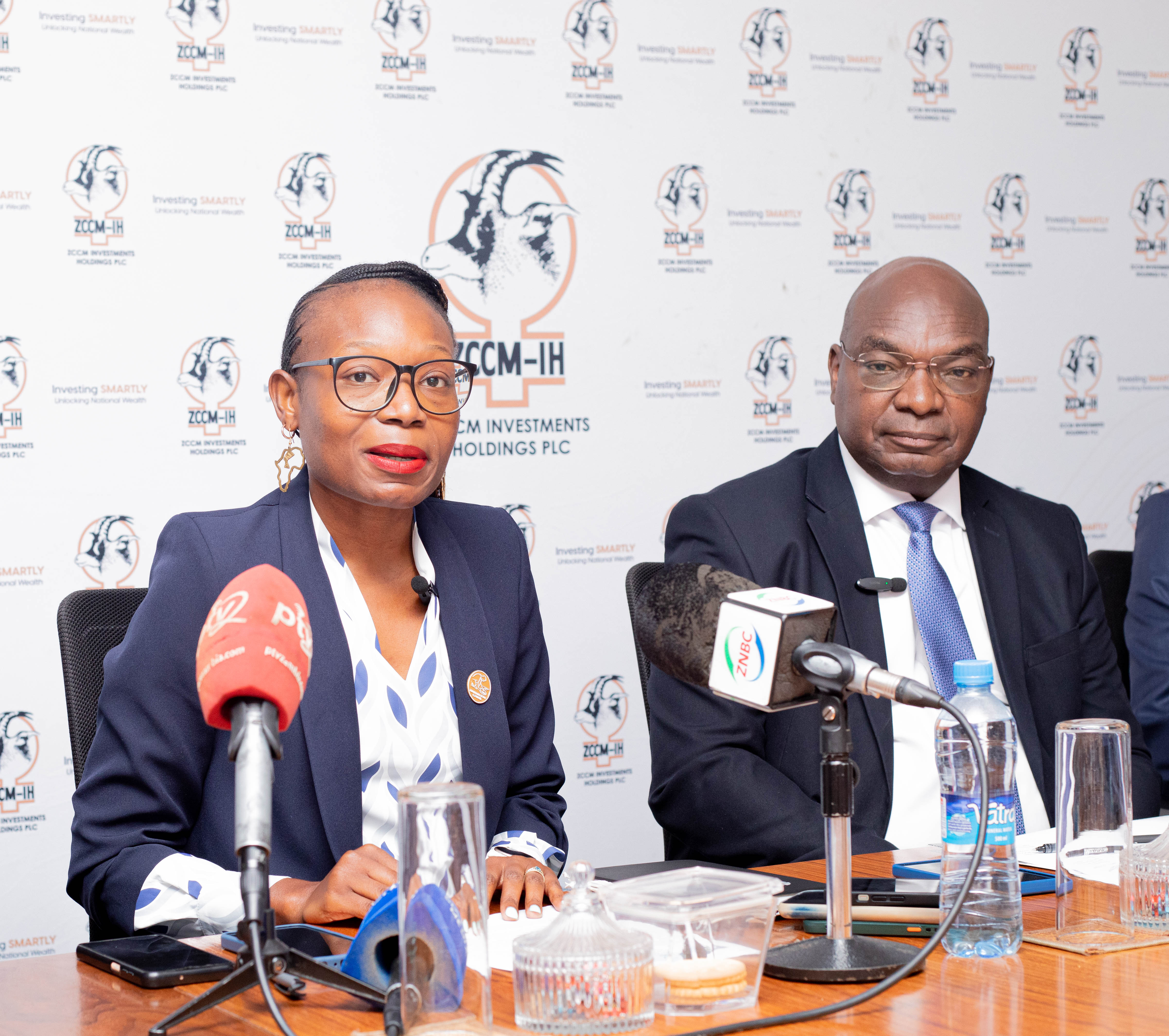 The planetGOLD Zambia Project National Manager Delivering her remarks during the MoU Signing