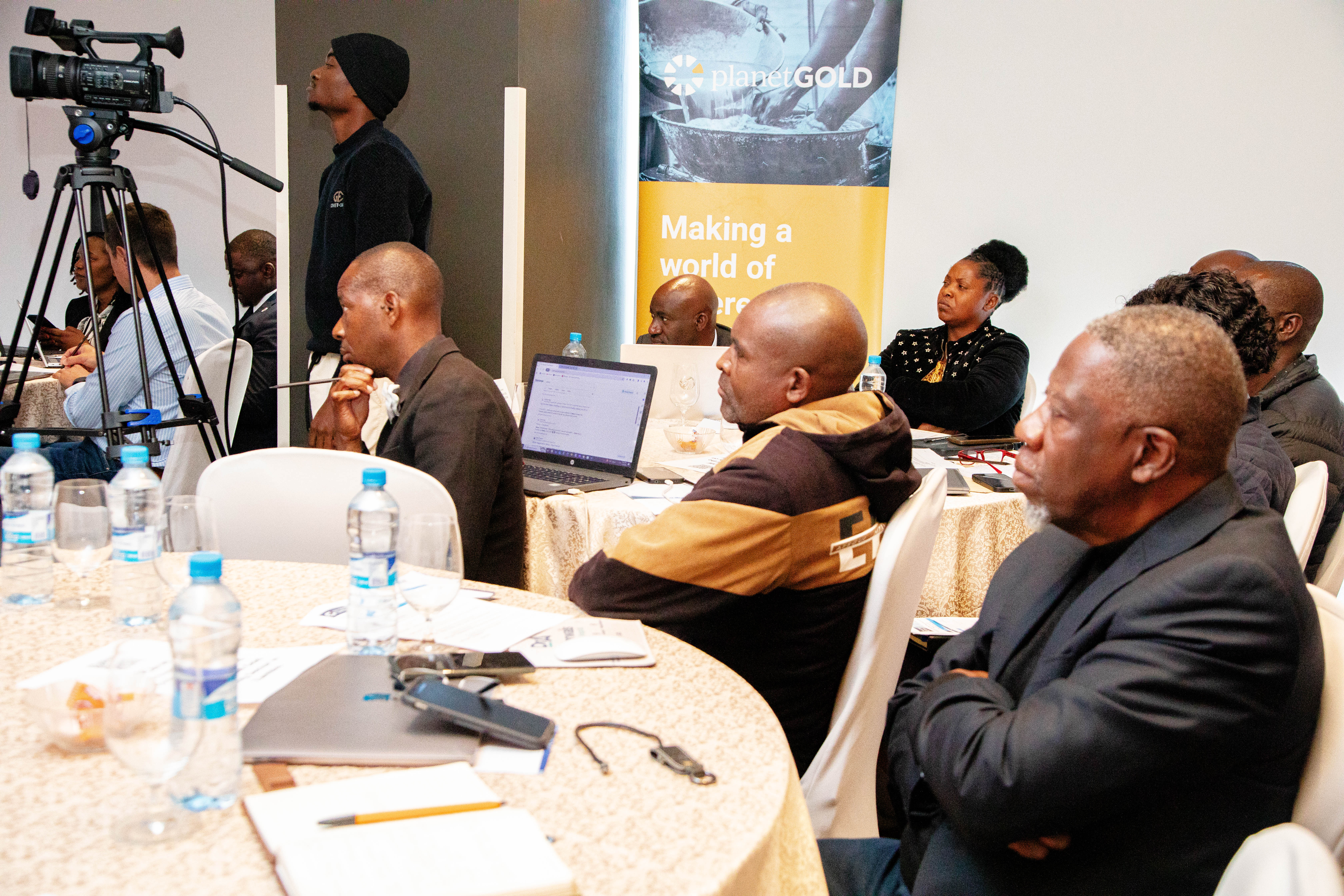 An Audience of ASGM miners and DASGM members During the Launch of the Contextual Study