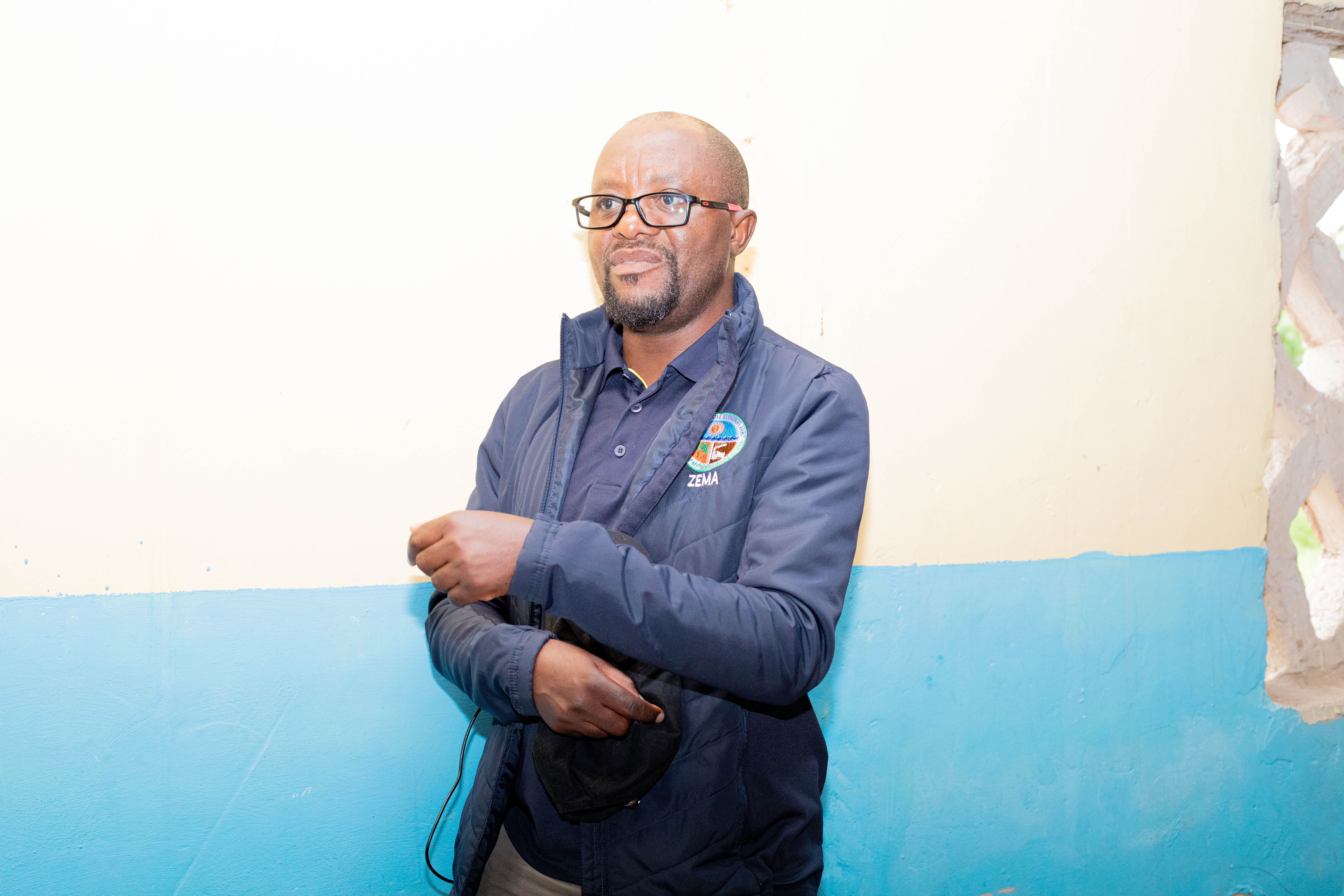 Mr. Alexander Musesho explaining the imporntance in safeguarding the environment during mining activities