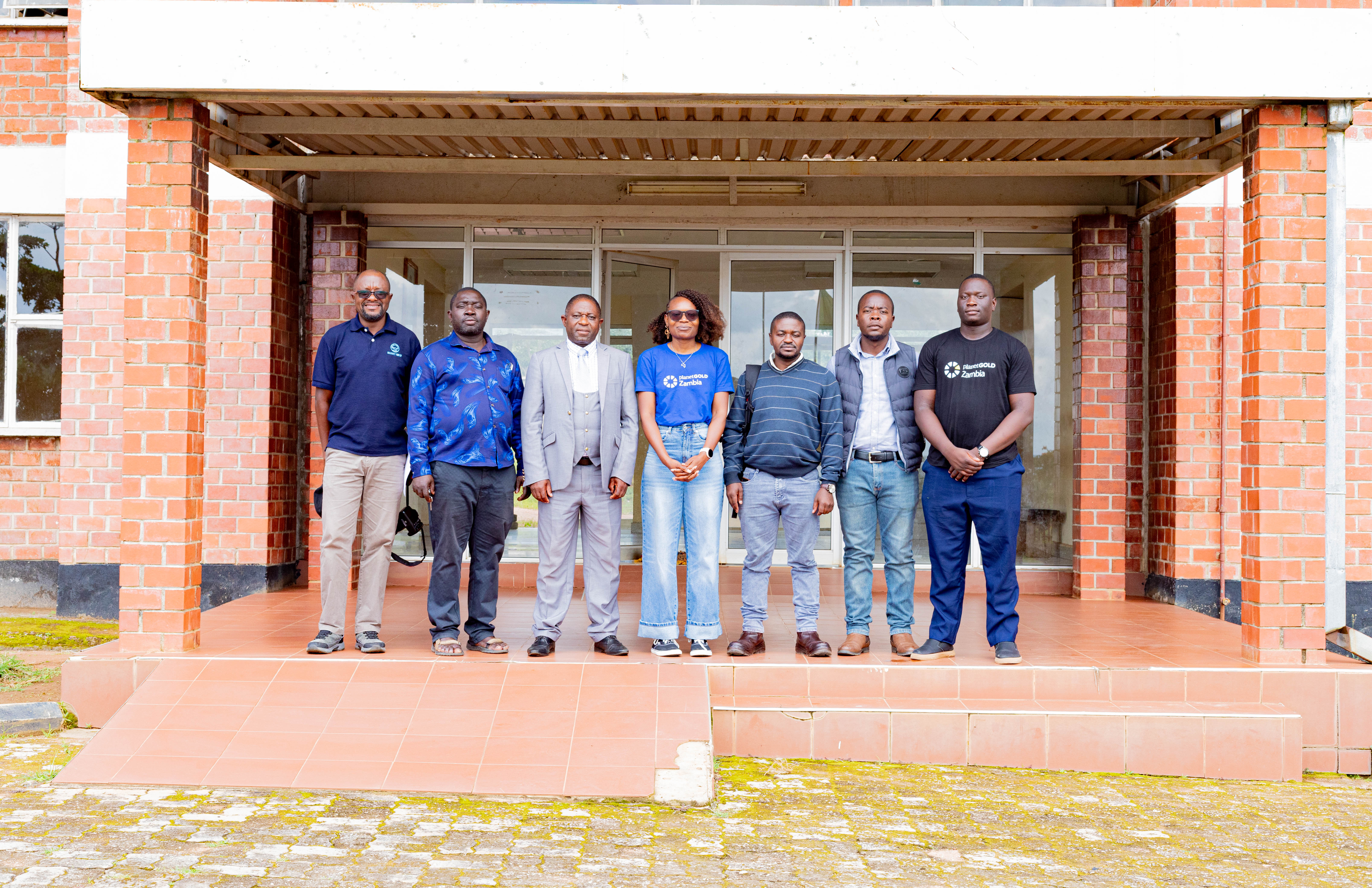 The planetGOLD Zambia Project team and key stakeholders paid a courtesy call to the District Administrative Office to strengthen collaboration