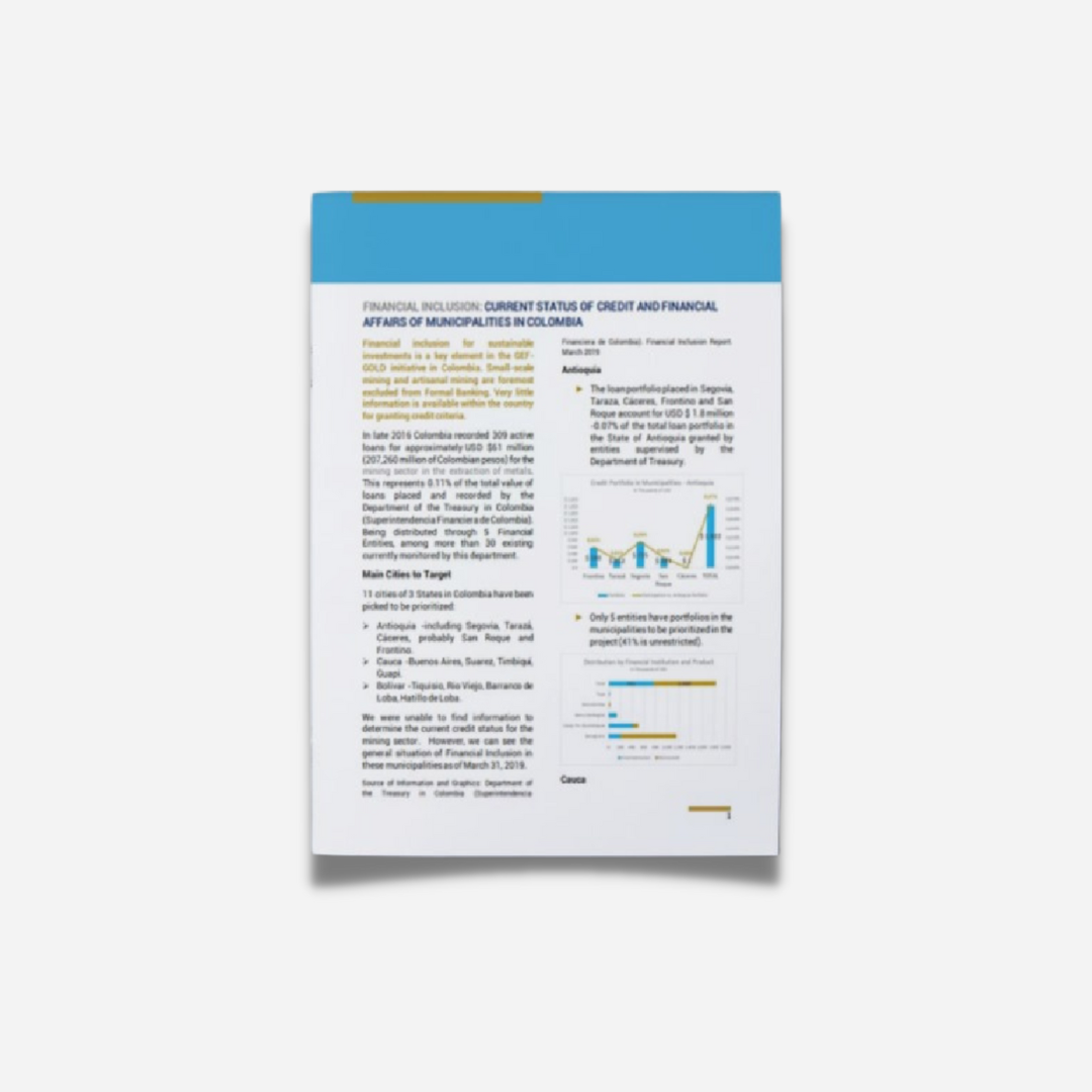 financial inclusion: current status of credit