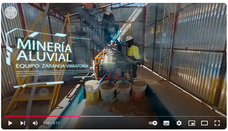 360 video - Gold extraction without mercury in ASGM
