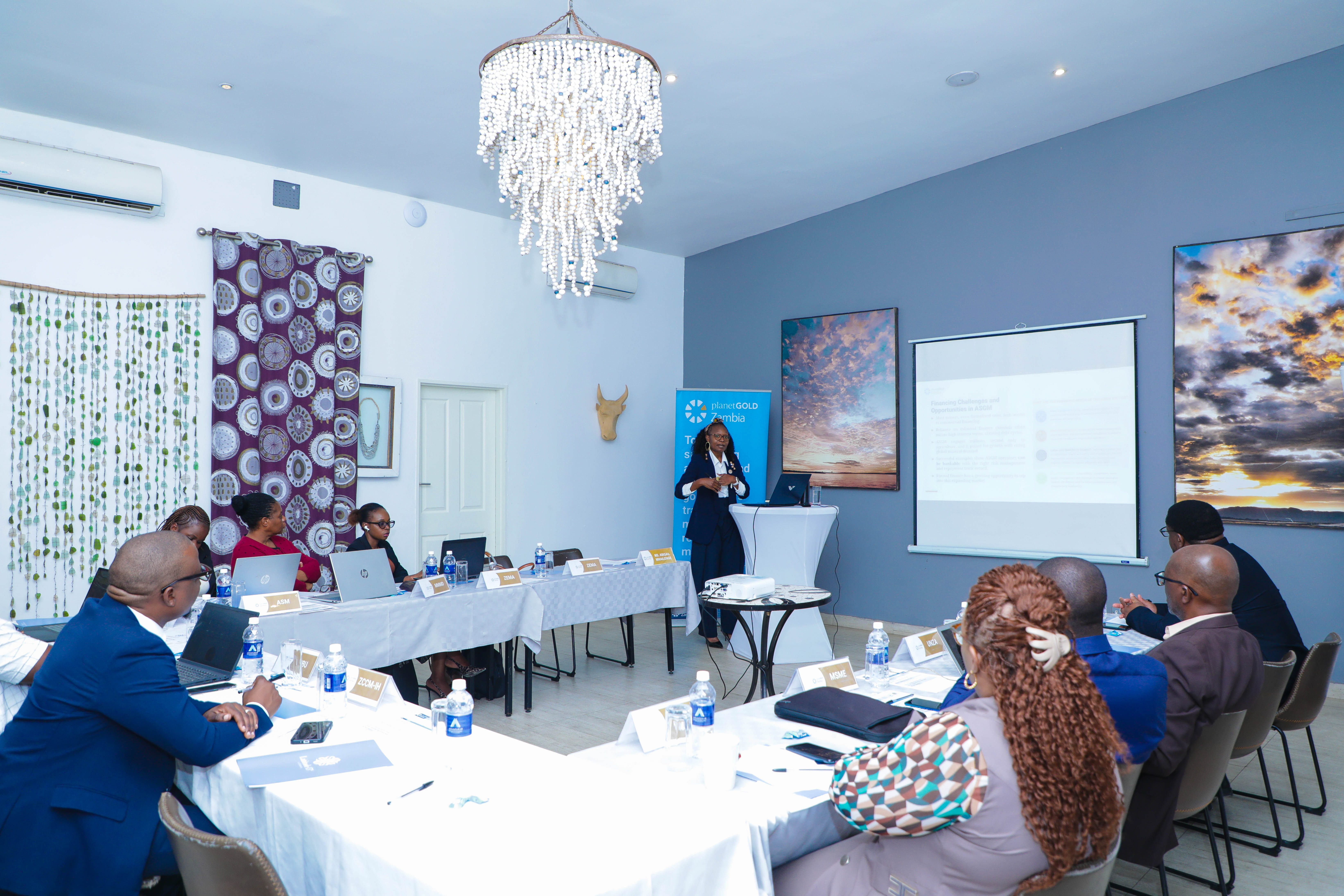 Discussions on the initial US$50,000 seed fund to support the proposed loan facility for ASGM operators.