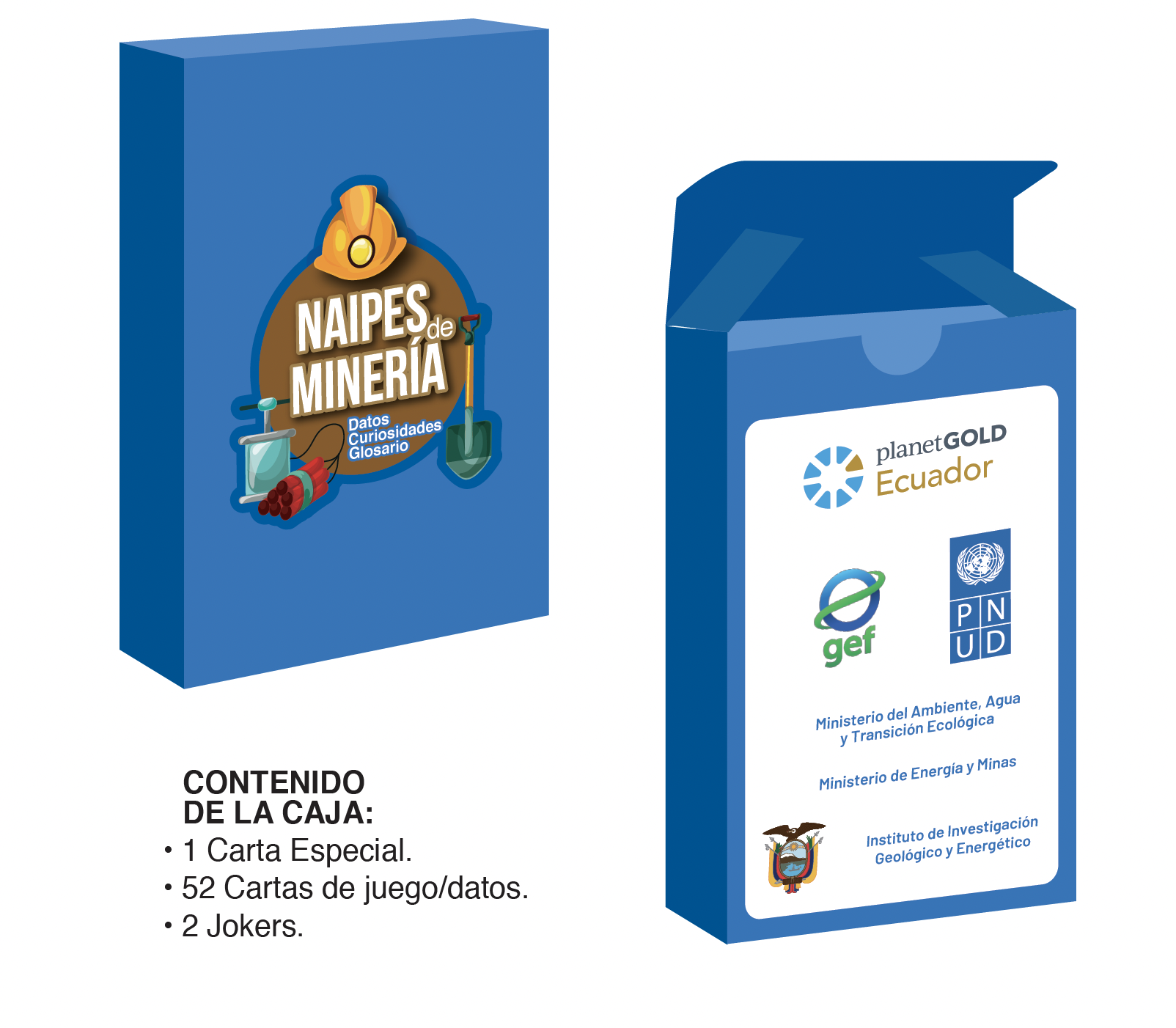 Naipes de minería: Datos, curiosiadess, glosario