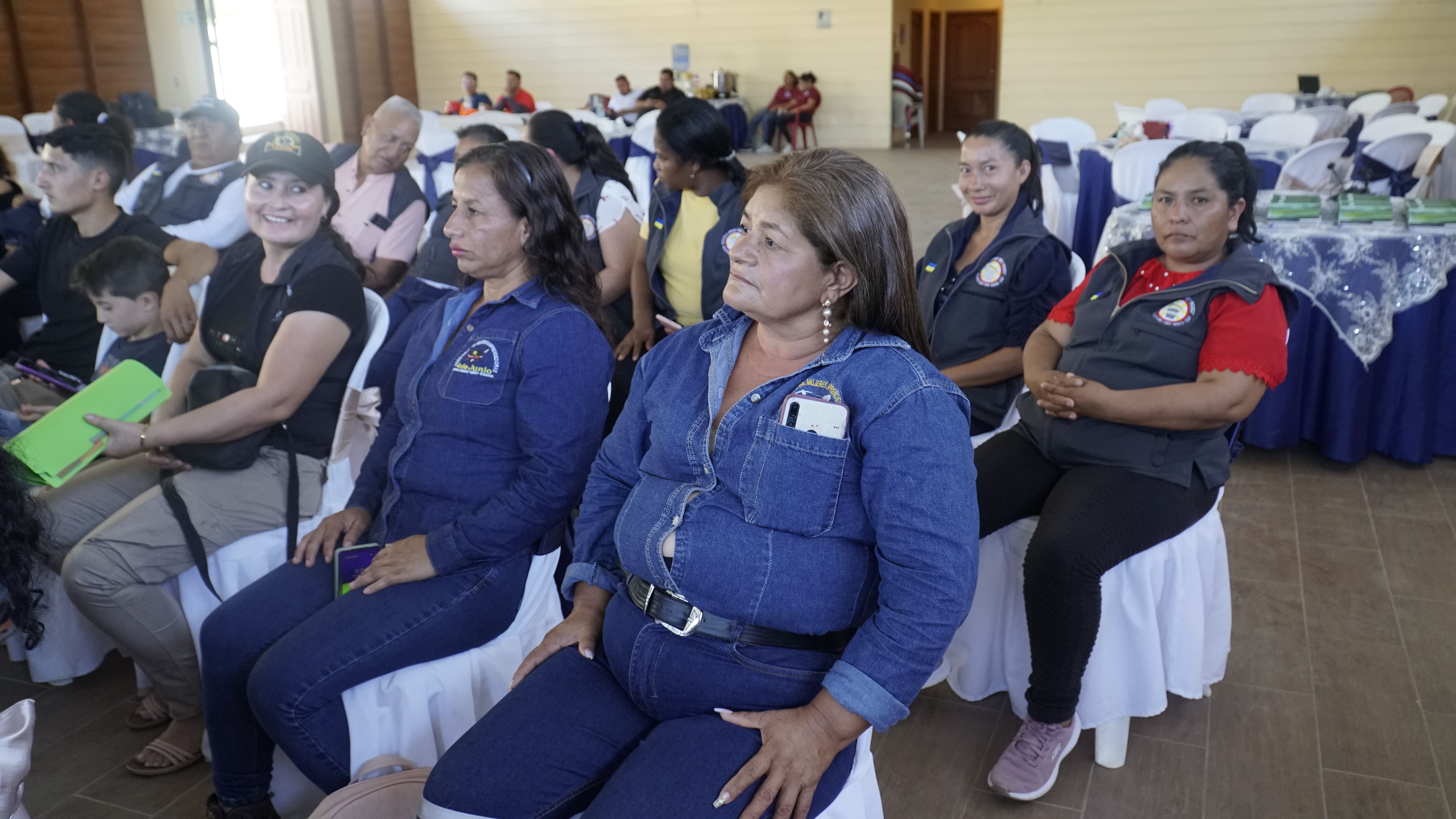 Recolectoras de mineral de la asociación Unión y Progreso participaron en la capacitación.