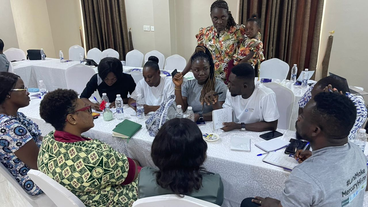 Health Workers Group Work Photograph