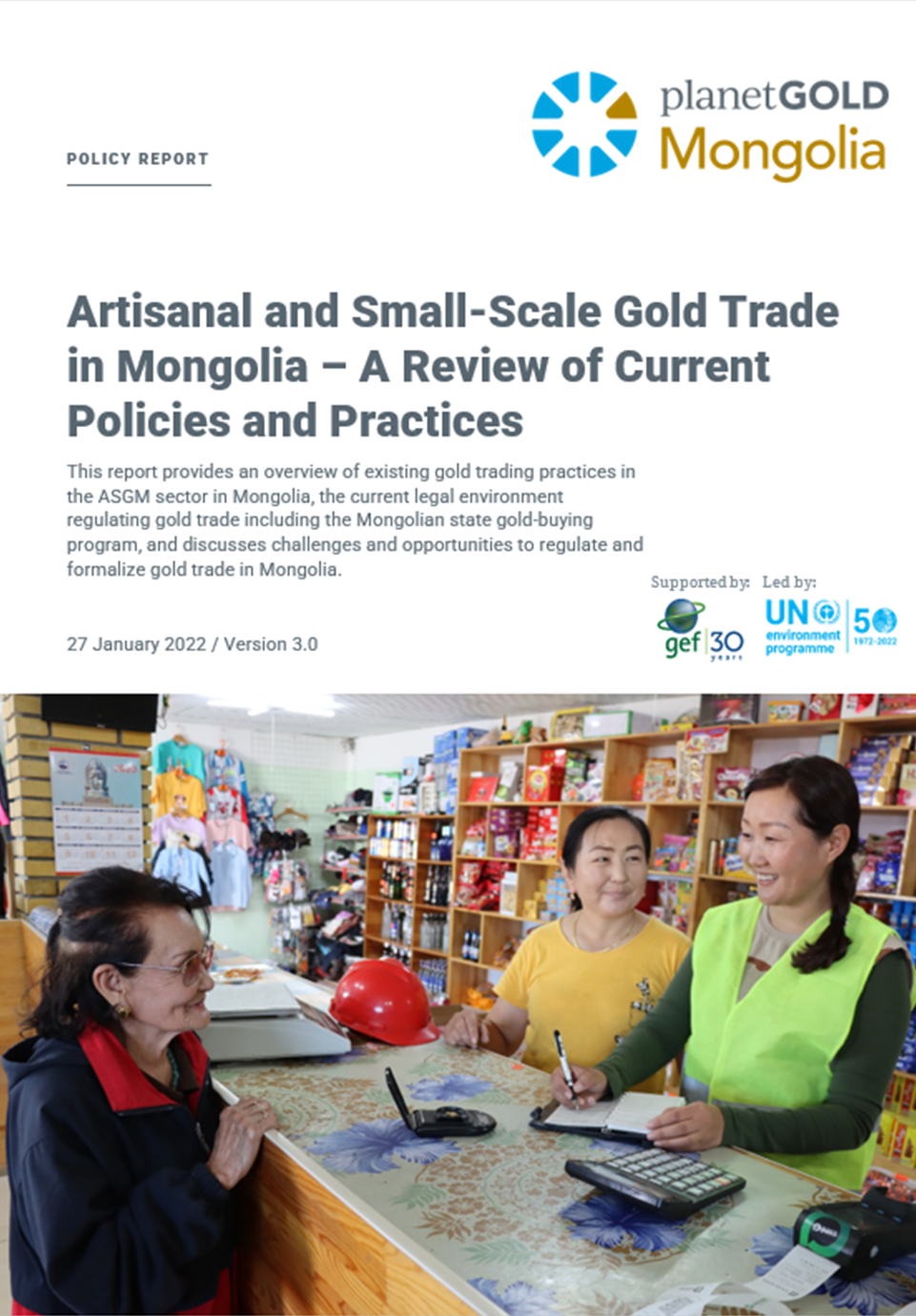 Artisanal and Small-Scale Gold Trade in Mongolia - cover photo