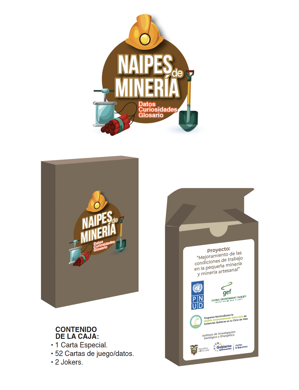 Naipes de minería imagen