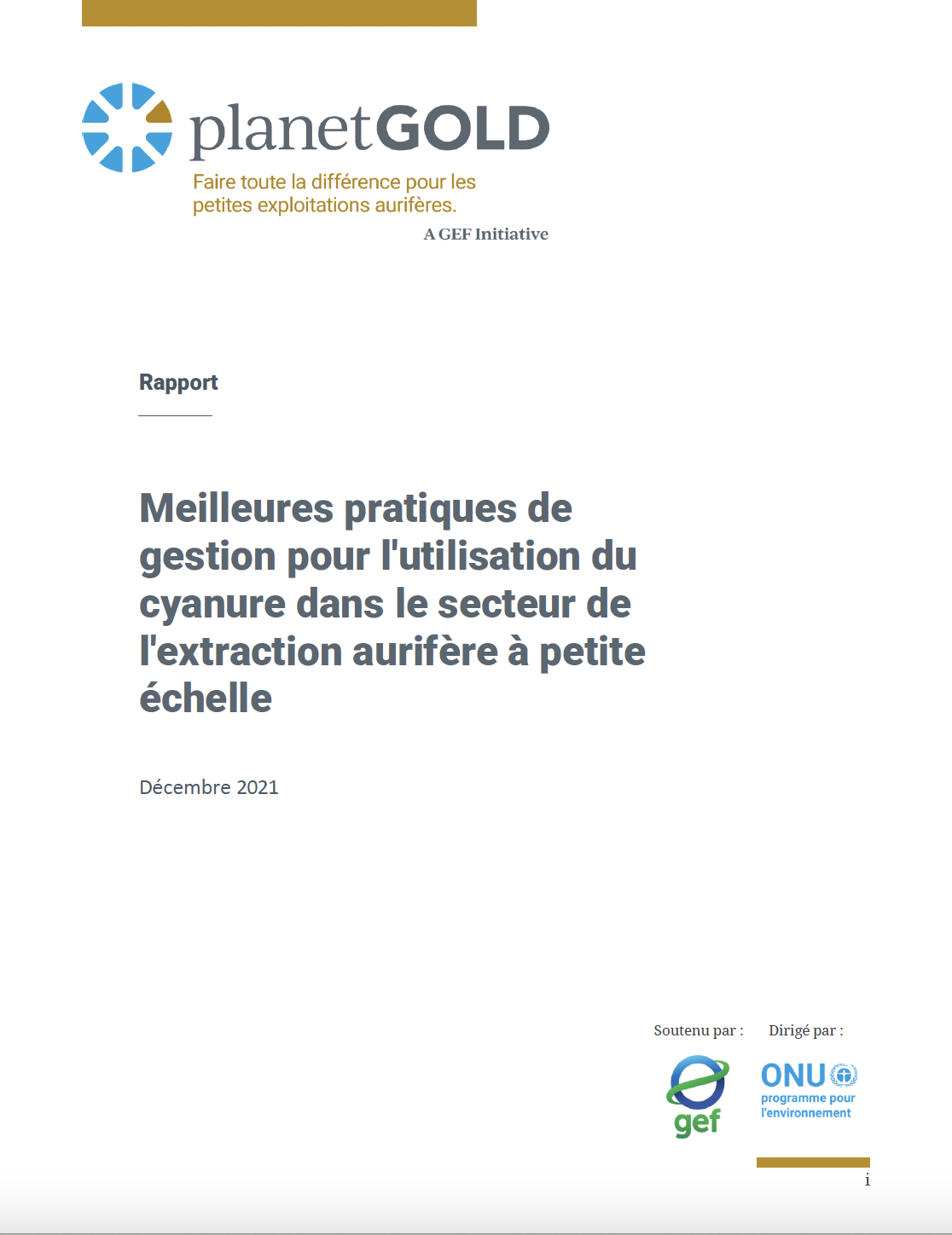 CN report cover page French