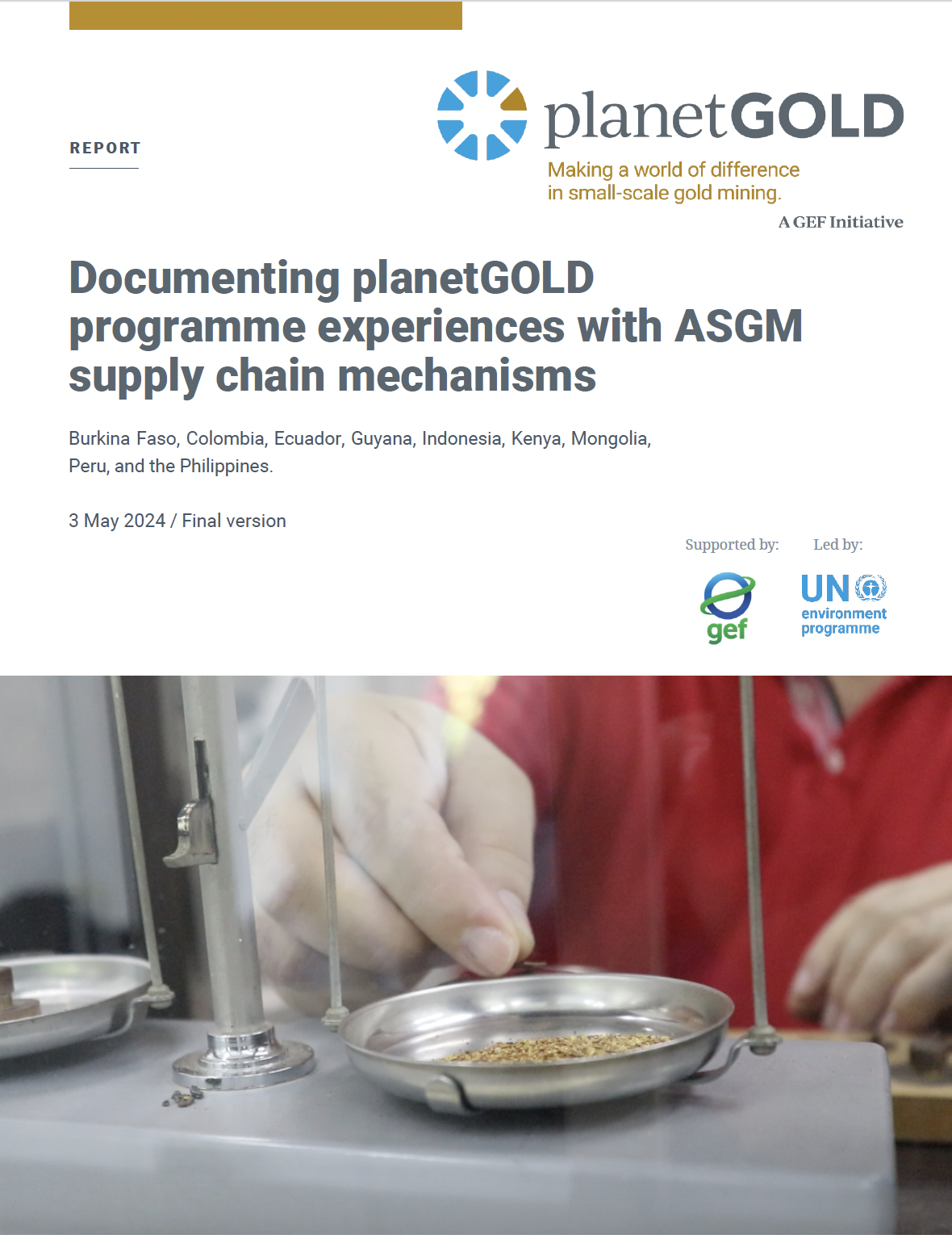 Documing experiences with ASGM supply chain mechanisms cover image