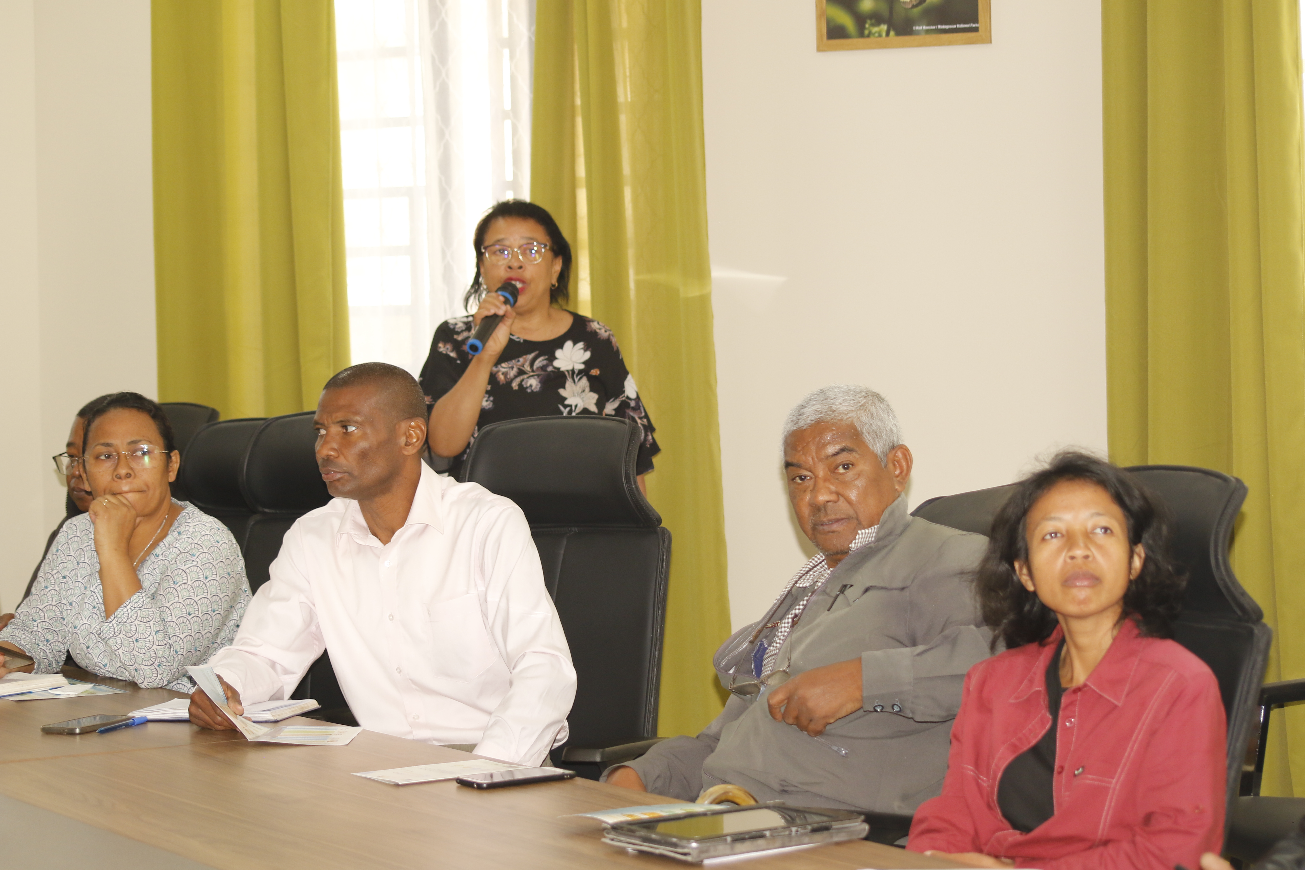 Madame le Coordonnateur National du projet, Docteur RANDRIANOMENJANAHARY Hanitriniaina Liliane