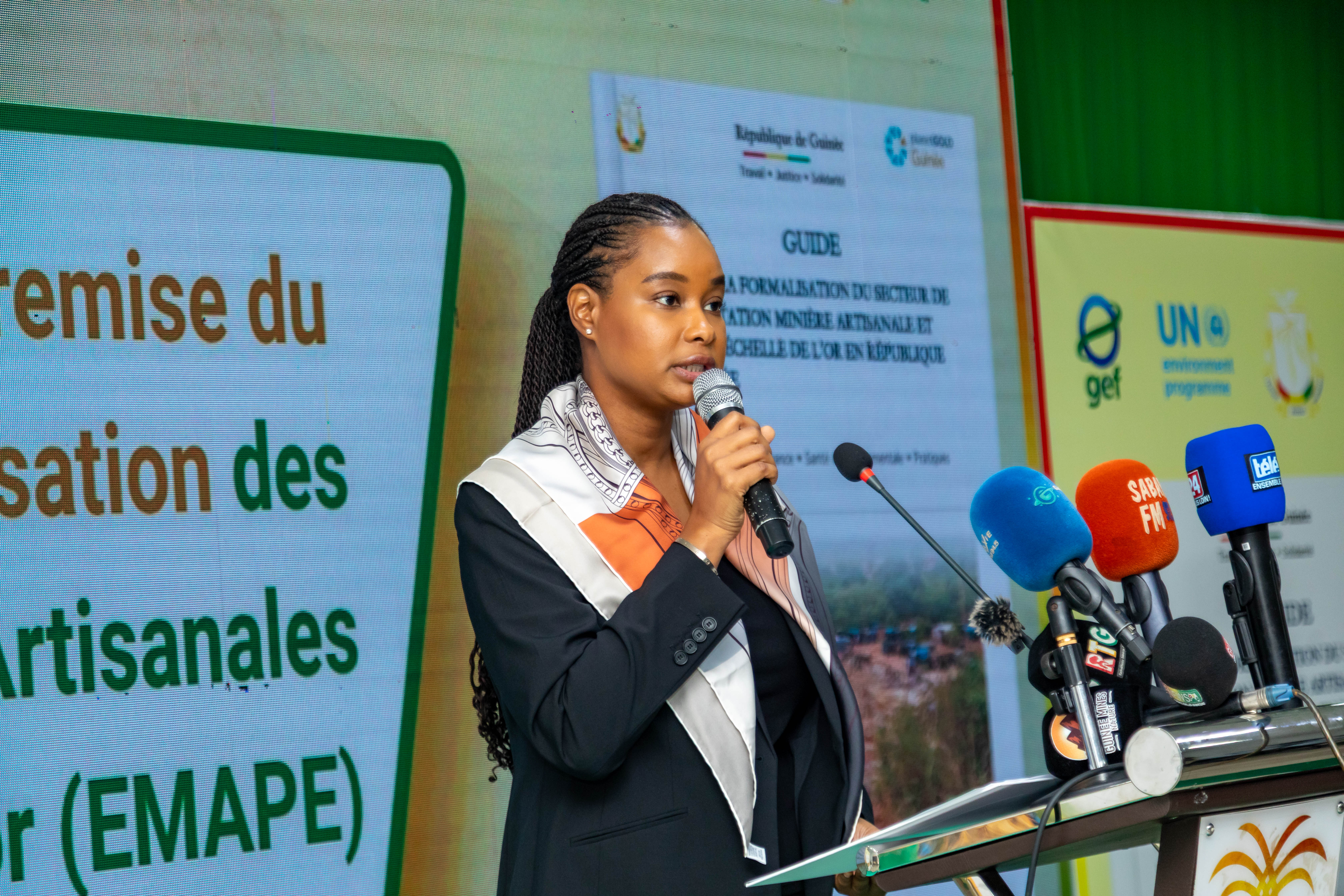 Mme Djami Diallo, Ministre de l'environnement et du développement durablement en Guinée 