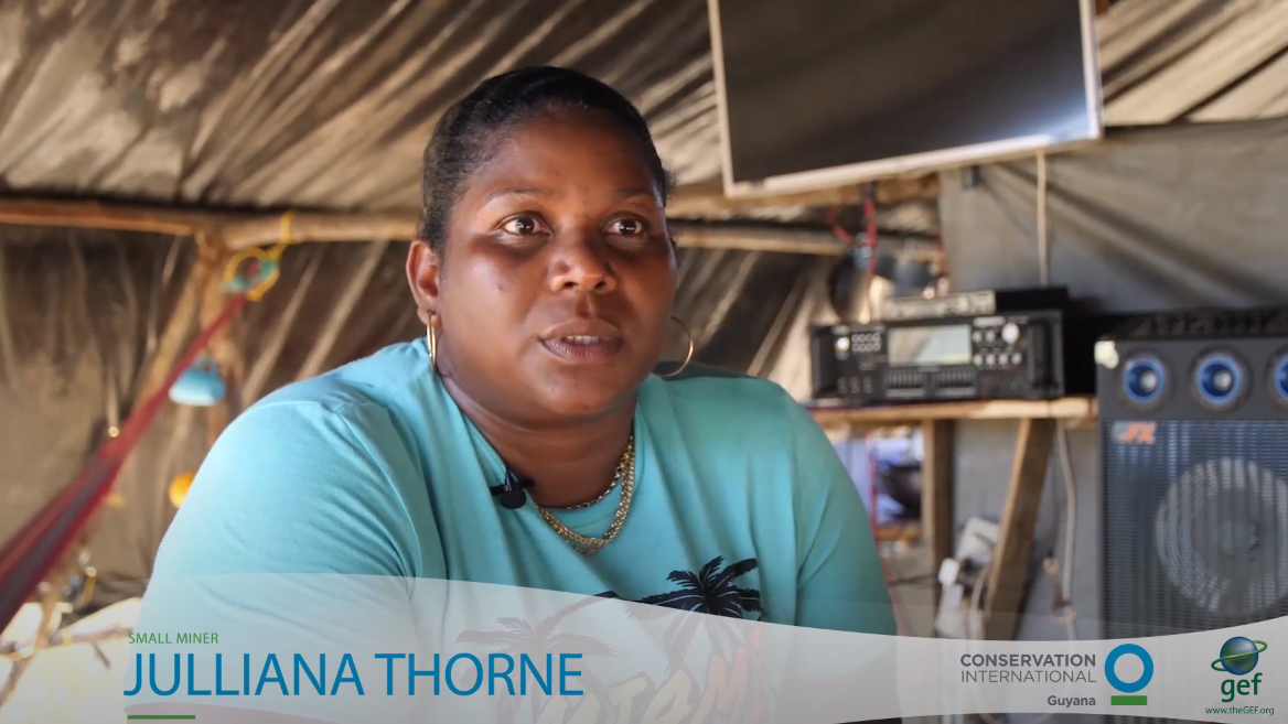Juliana Thorne Guyana video interview screenshot