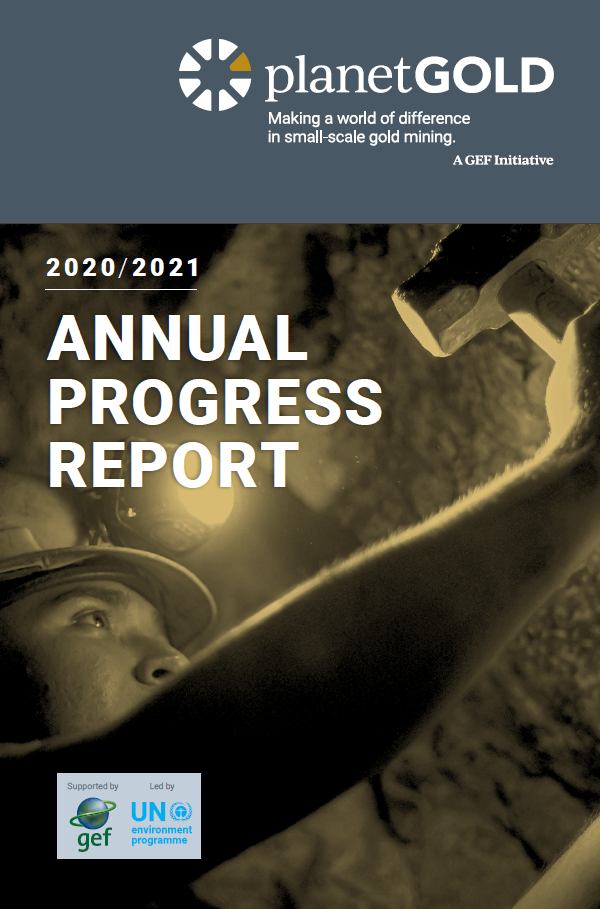 planetGOLD 2020-21 annual report cover image