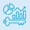 Icon graphic for finance
