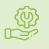 Icon graphic for technology transfer