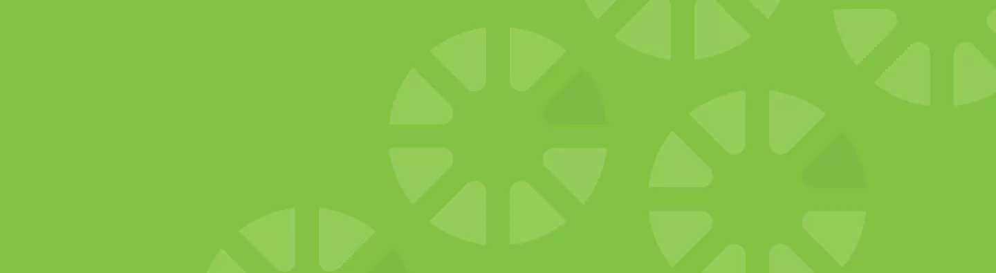 green banner image