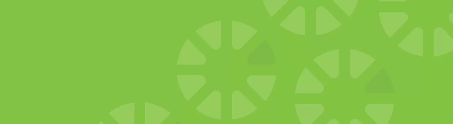 green banner image