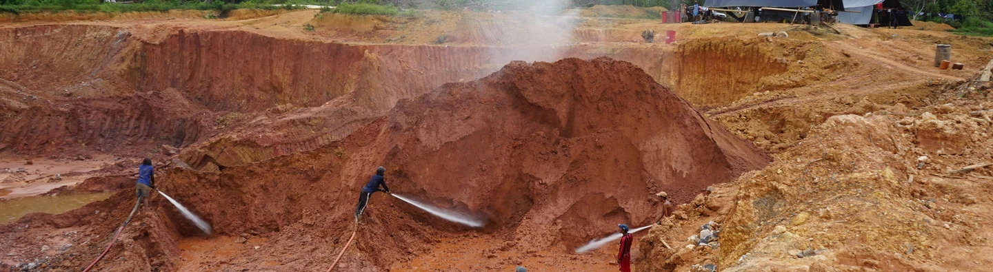 Mine site in Guyana