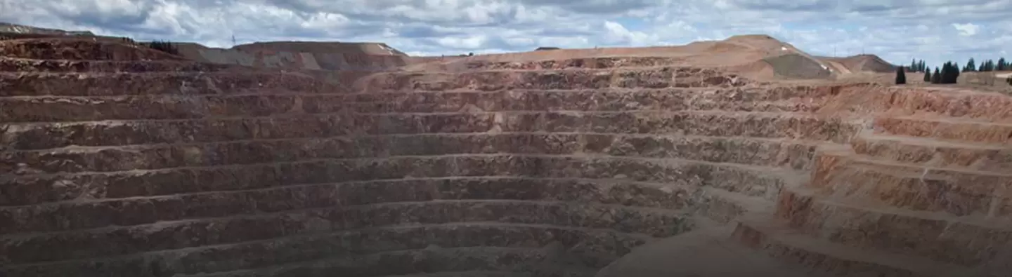 open pit gold mine