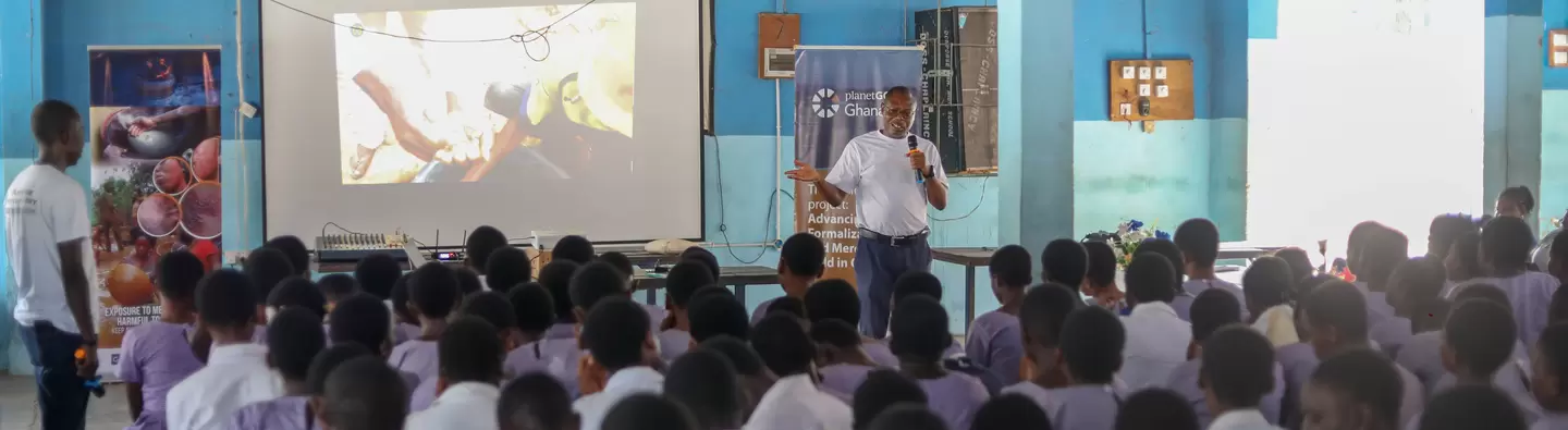 Hg Health Outreach in Seniro High Schools Adansi
