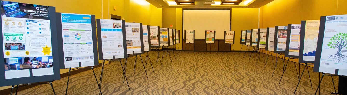 Poster session at 2026 Global Forum on ASGM