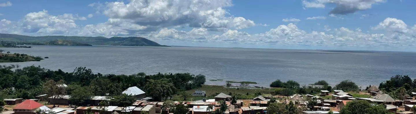 A view of Lake Victoria from Buhere Mine Site and community in Uganda