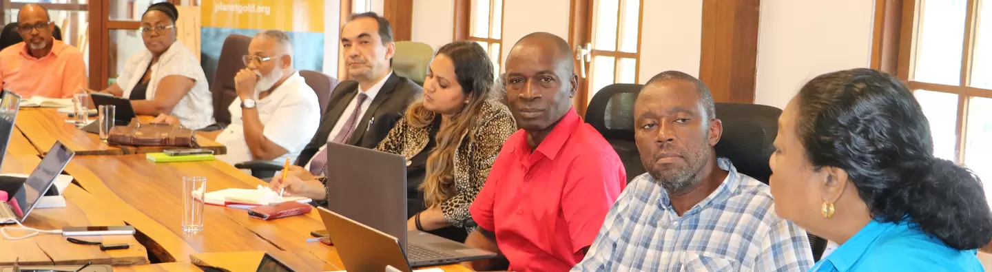planetGOLD Suriname held a technical working session