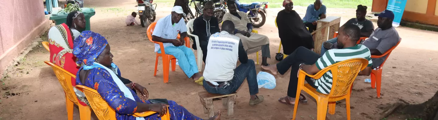 Discussion avec la communauté de Koumana