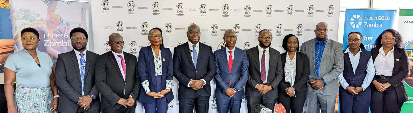 stakeholder Group Photo during the signing of the MoU between ZCCM-IH and the planetGOLD Zambia Project 