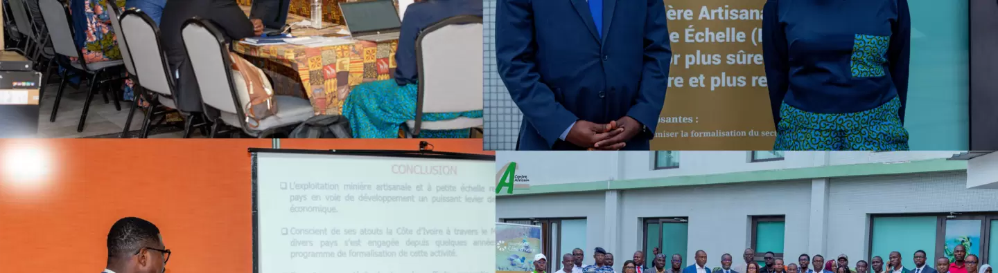 Des pratiques innovantes pour une exploitation artisanale minière responsable : planetGOLD Côte d’Ivoire forme des experts