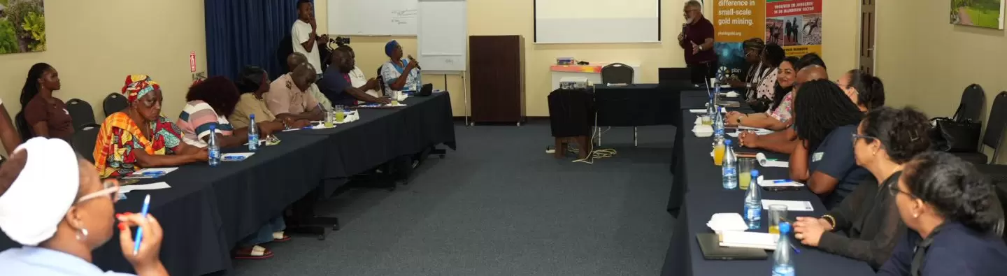 Dialogue and Collaboration Central During Meeting Between planetGOLD Suriname
