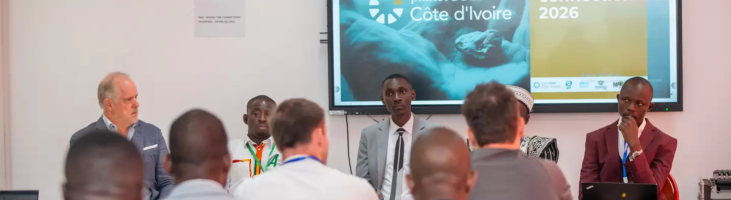Le projet planetGOLD Côte d'Ivoire à Mining the Connections 