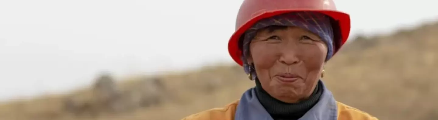 A woman miner