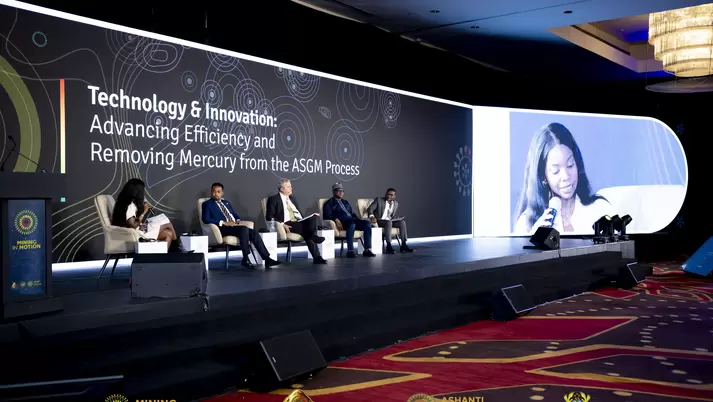 Panelists on stage