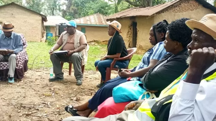 Sensitization on importance of group formation in Hamisi Sub-county, Vihiga