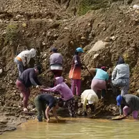 mineros tradicionales de Antioquia 