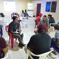 Meeting with miners