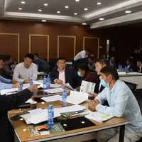 The training program in progress