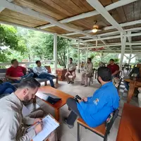 Group of people seated 