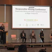 Panel on stage