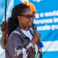 Grace Nassuna speaks to stakeholders