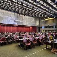 Wide shot of room