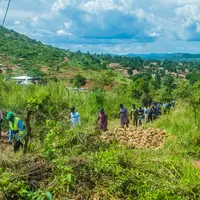 MPs walk in mine site