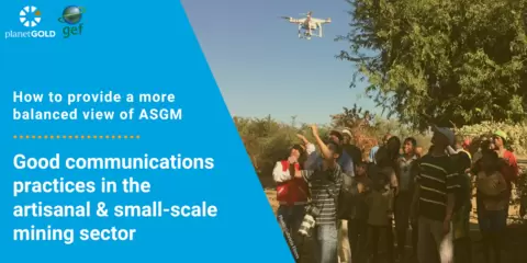 Image introducing Good Comms Practices for ASGM online resource