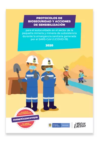 Cover image of 1.	Protocolo de Bioseguridad y Acciones de Sensibilización para prevenir el COVID-19 en el sector de la pequeña minería y minería de subsistencia 