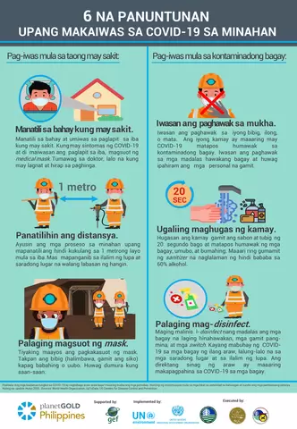 COVID19 preventive measures filipino poster